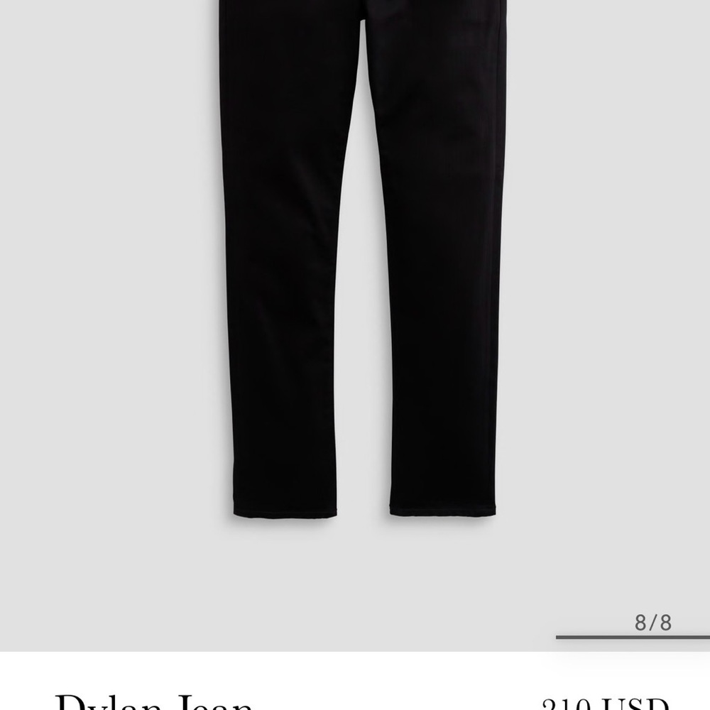 Ag Adriano Goldschmied Fathom Navy Slim Men's Jeans - Picture 3 of 9